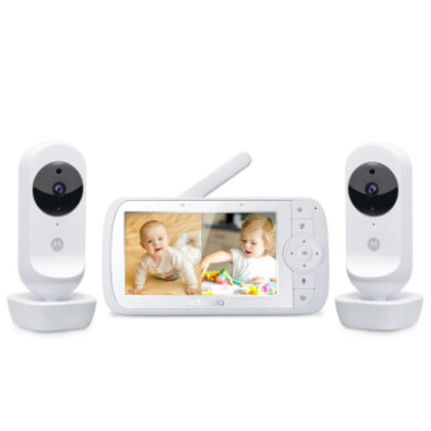 Motorola Video-babyfoon VM35-2 Twin met 5,0 LCD-kleurenscherm