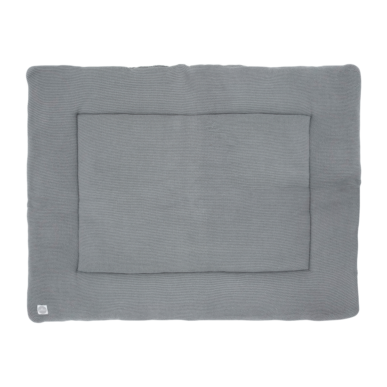 Jollein Basic Knit Boxkleed Stone Grey 80 x 100 cm