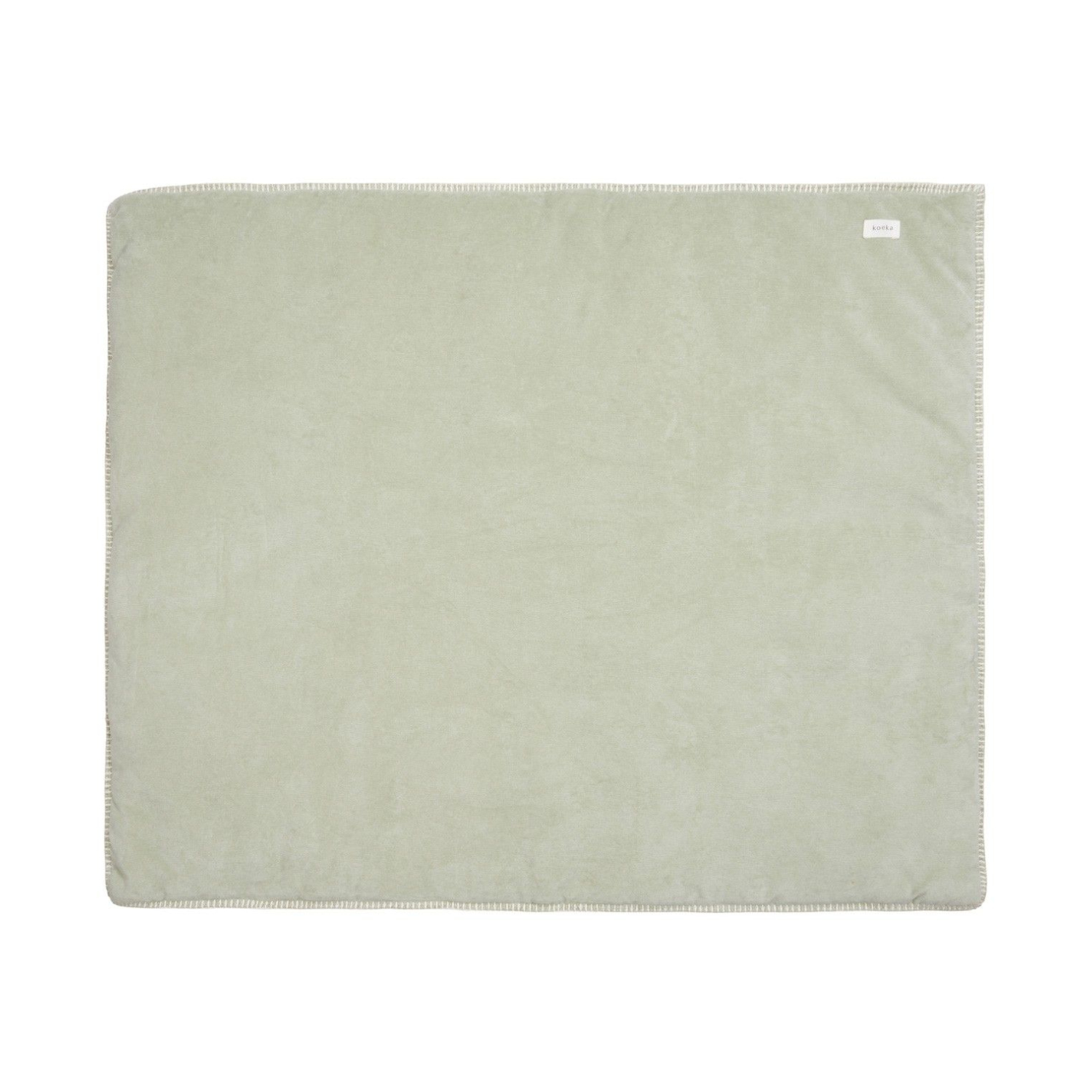 Koeka Oddi Boxkleed - 75 x 95 cm - Sage / Warm White